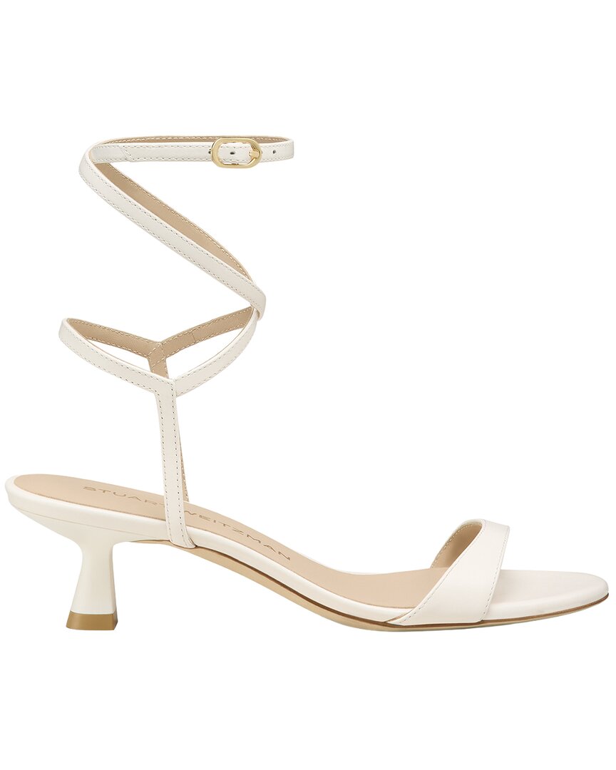 Stuart Weitzman Stuart Weitzman Nudist Wrap 50 Leather Sandal