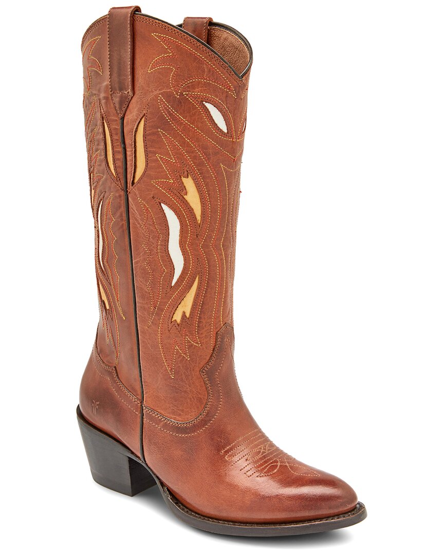 Frye Shelby Deco Stitch Leather Boot