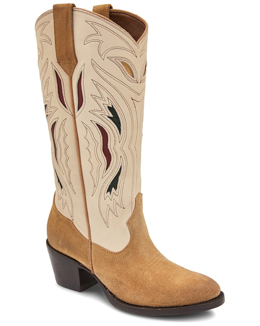 Frye Shelby Deco Stitch Leather Boot