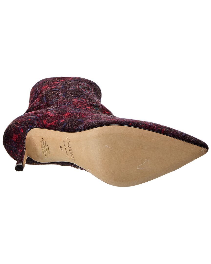 L'agence Aimee Velvet Bootie