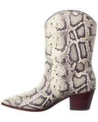 L'agence Claude Western Croc Snake Boot