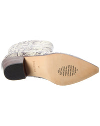 L'agence Claude Western Croc Snake Boot