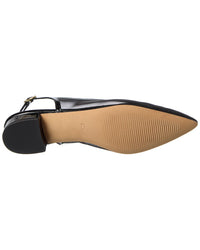 M By Bruno Magli Polina Mesh & Leather Slingback Pump