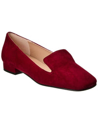 French Sole Zooey Suede Flat Red
