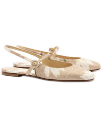 Larroude Larroude Georgina Raffia Flat