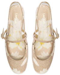 Larroude Larroude Georgina Raffia Flat