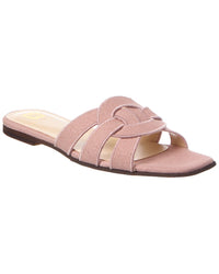 M By Bruno Magli Alessia Linen Sandal Pink