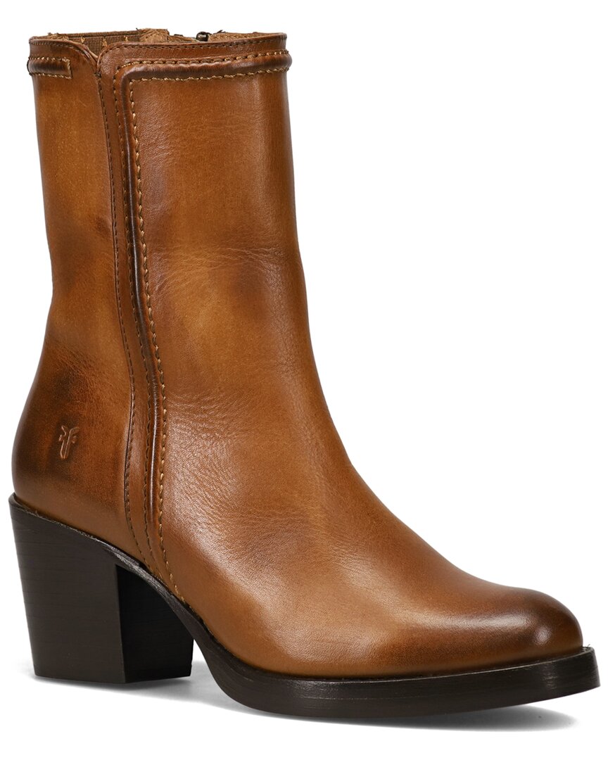 Frye Jean Short Inside Zip Leather Boot