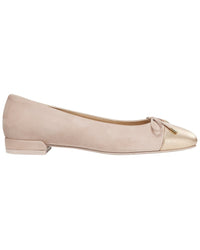 Stuart Weitzman Stuart Weitzman Sleek Bow Suede Flat