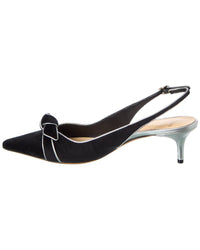 Alexandre Birman Angelita Suede & Leather Slingback Pump