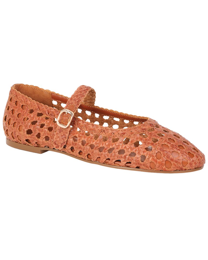 Tiffany & Fred Paris Crochet Leather Flat