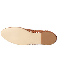 Tiffany & Fred Paris Crochet Leather Flat