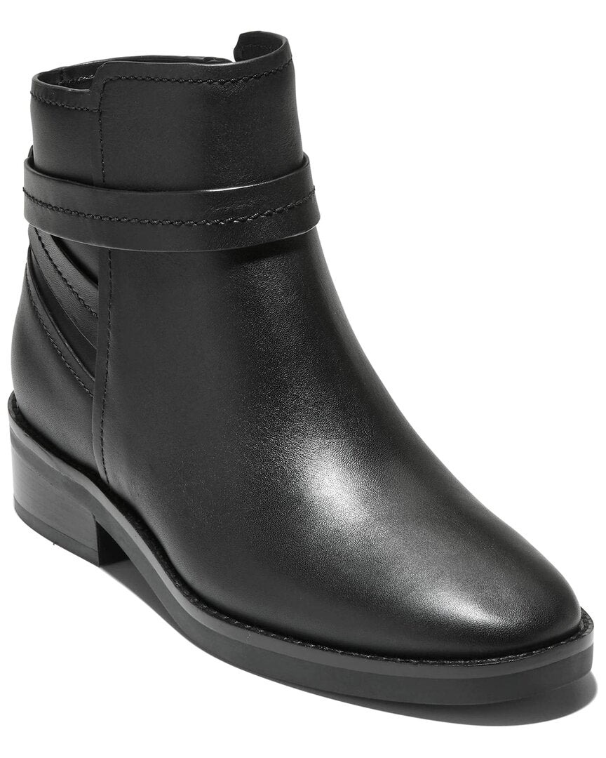 Cole Haan Rosalyn Waterproof Ankle Strap Leather Boot