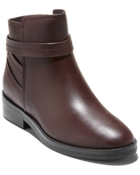Cole Haan Cole Haan Rosalyn Waterproof Ankle Strap Leather Boot