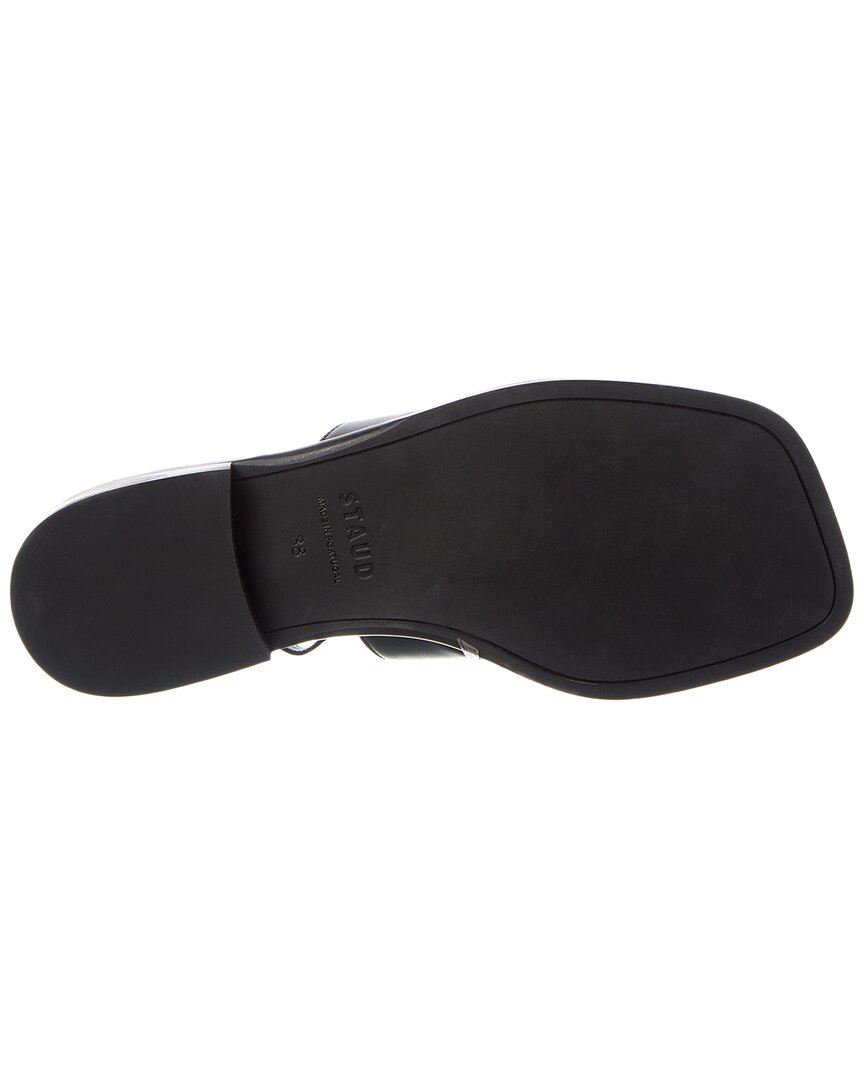 Staud Alexandre Lace-Up Leather Sandal