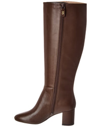 Stuart Weitzman Celina Zip Leather Knee-High Boot