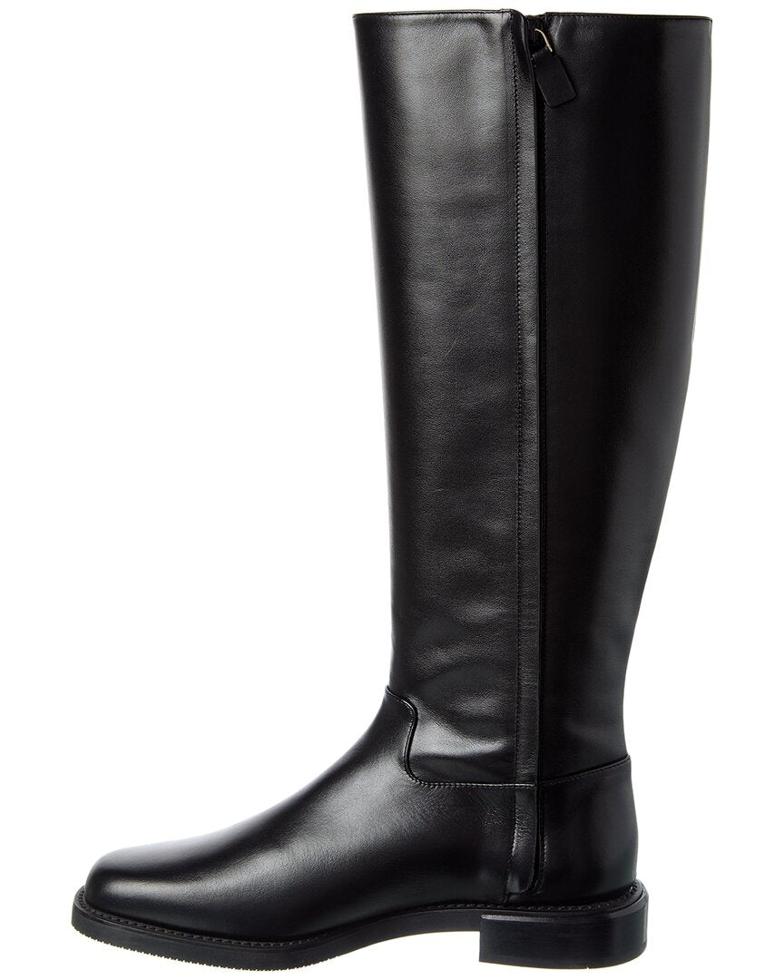 Stuart Weitzman Leather Knee-High Riding Boot