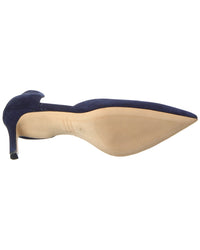 Stuart Weitzman Mara 75 Dorsay Suede Pump