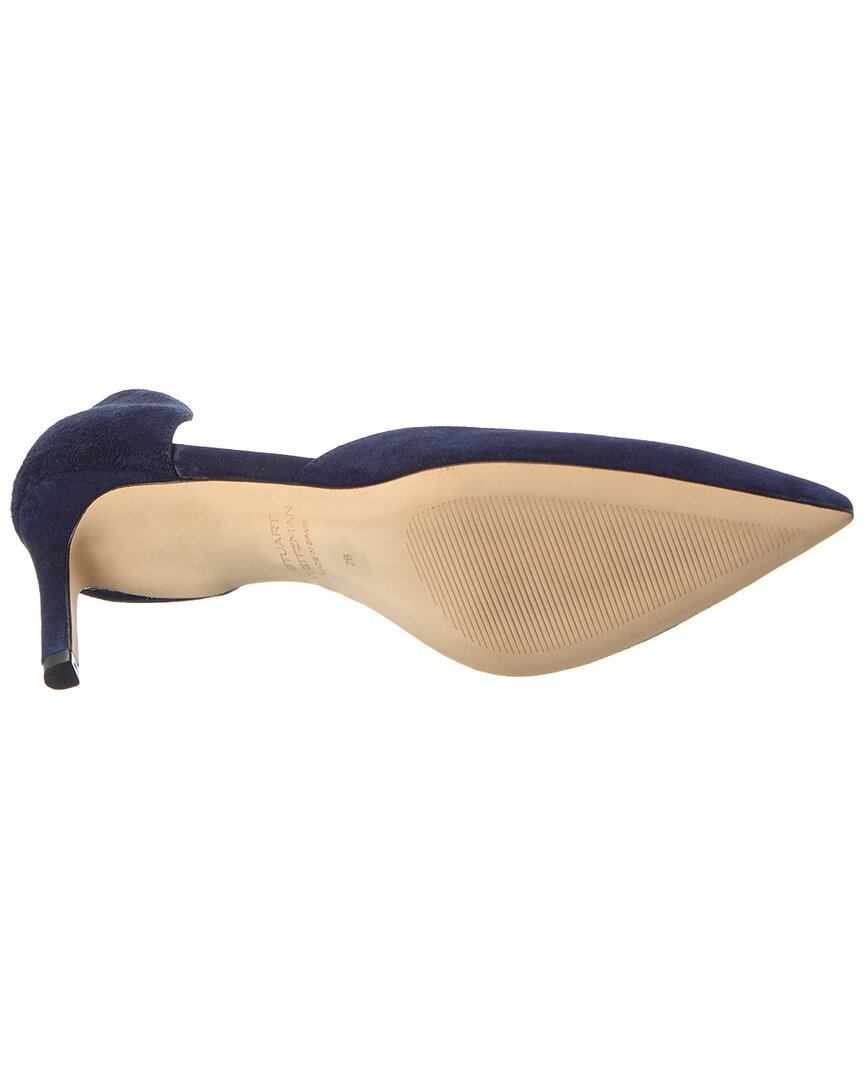 Stuart Weitzman Mara 75 Dorsay Suede Pump