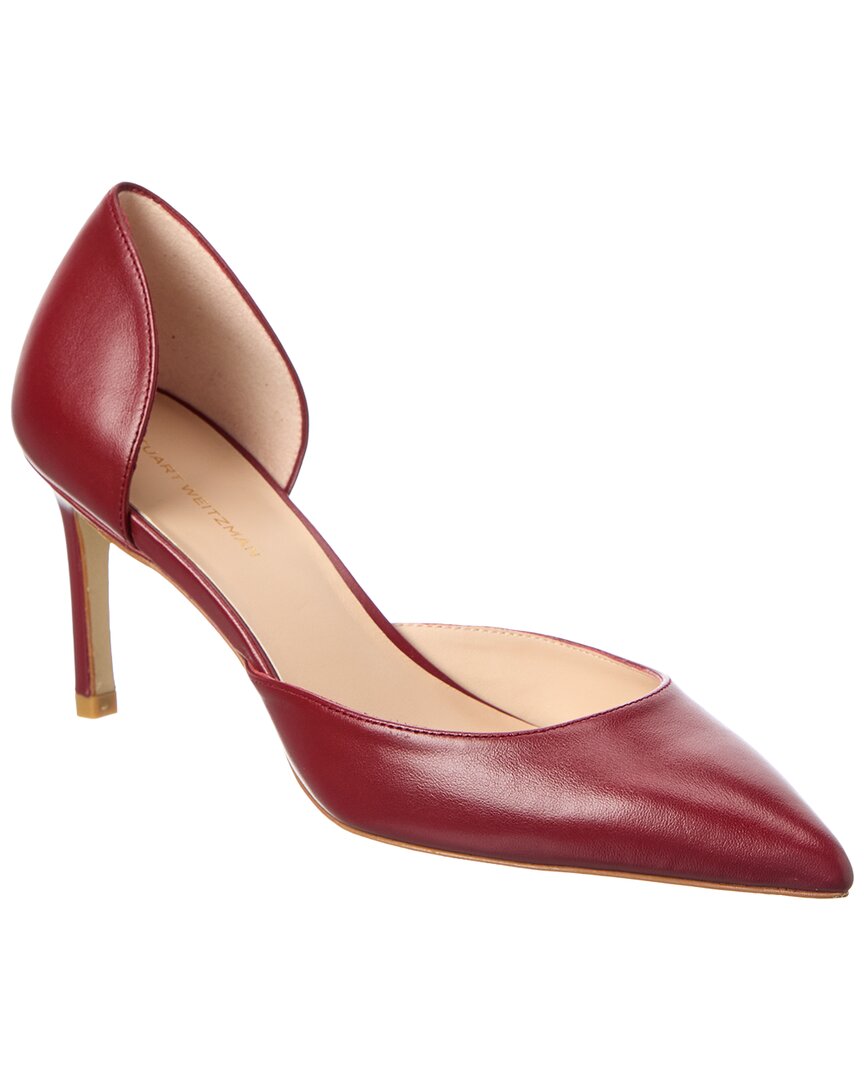 Stuart Weitzman Mara 75 Dorsay Leather Pump