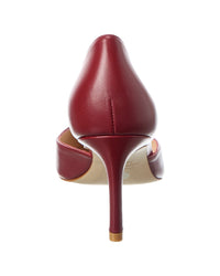Stuart Weitzman Mara 75 Dorsay Leather Pump