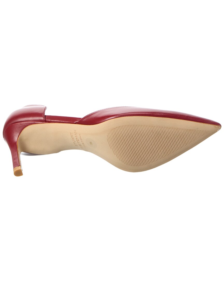 Stuart Weitzman Mara 75 Dorsay Leather Pump