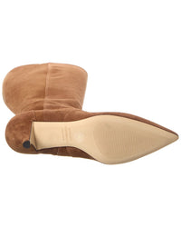 Stuart Weitzman Mara 50 Zip Suede Knee-High Boot