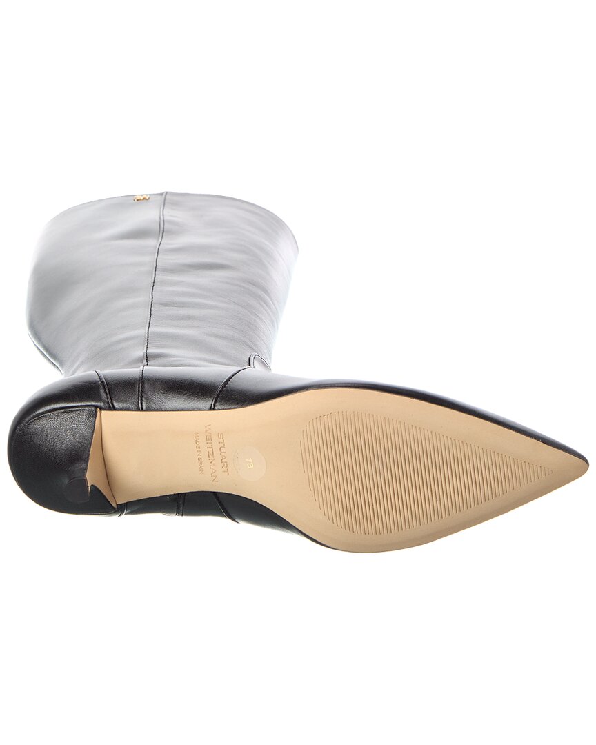 Stuart Weitzman Mara 50 Zip Leather Knee-High Boot – Bluefly