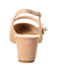 Stuart Weitzman Pia Mary Jane Suede Slingback Pump