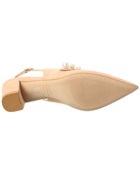 Stuart Weitzman Pia Mary Jane Suede Slingback Pump
