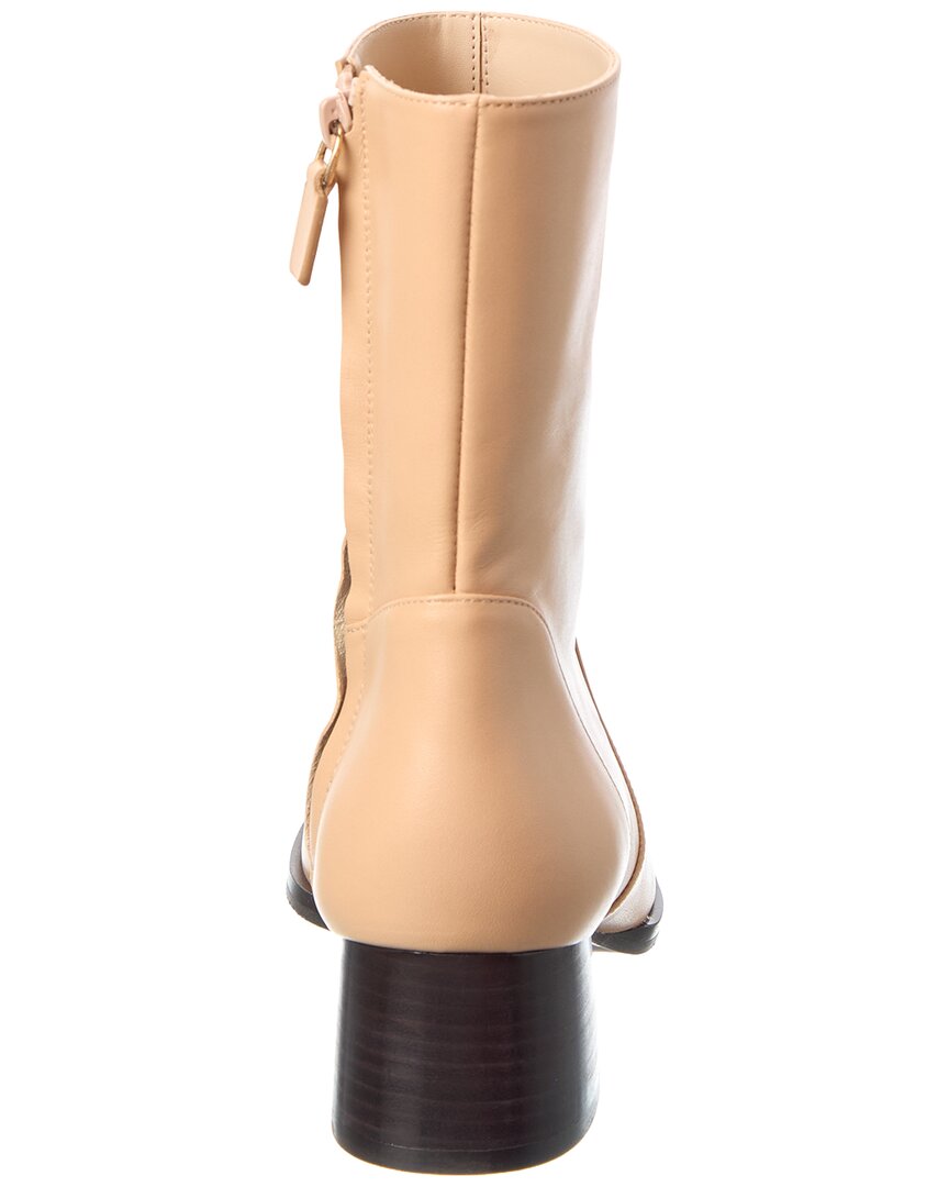 Stuart Weitzman Nola Zip Leather Bootie – Bluefly