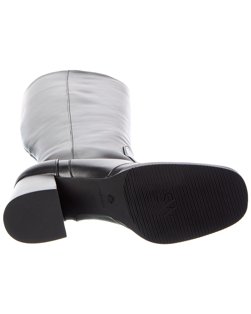 Stuart Weitzman Nola Zip Leather Knee-High Boot