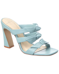 Alexandre Birman Lolita Square 90 Leather Sandal Blue 35