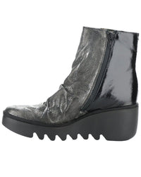 Fly London Baan Leather & Patent Boot