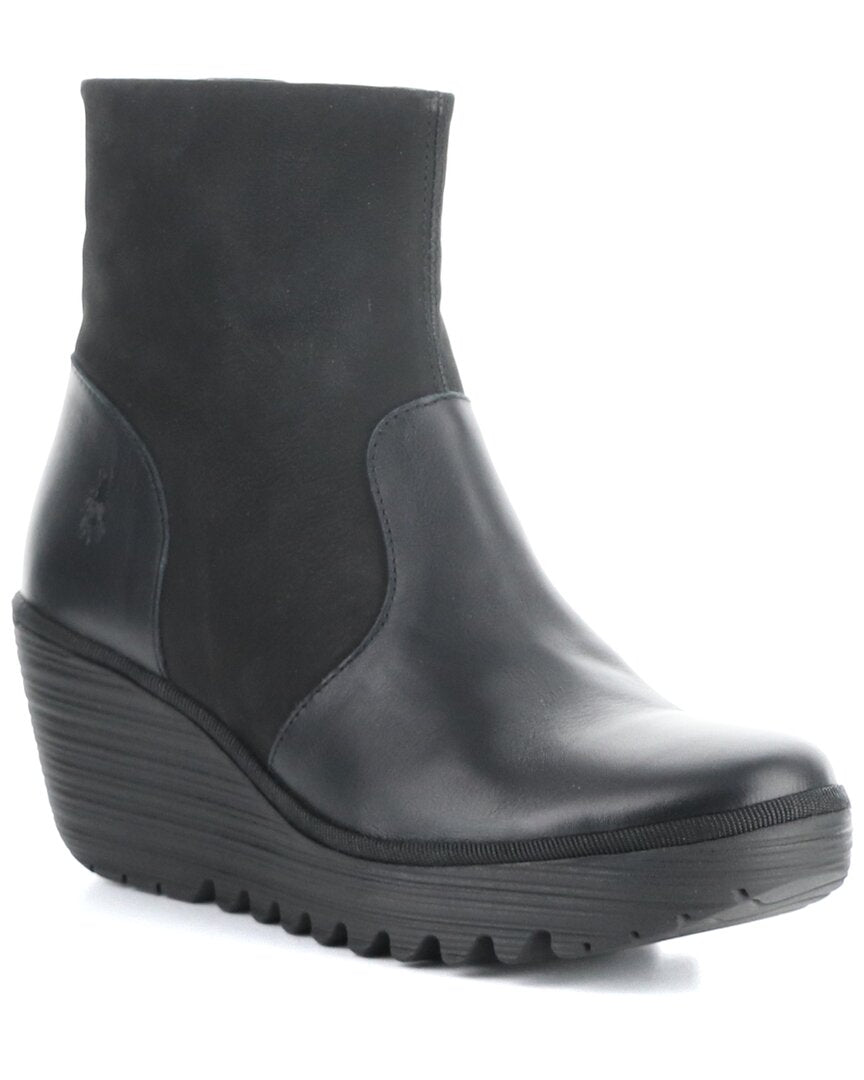 Fly London Yuxi Suede & Leather Boot
