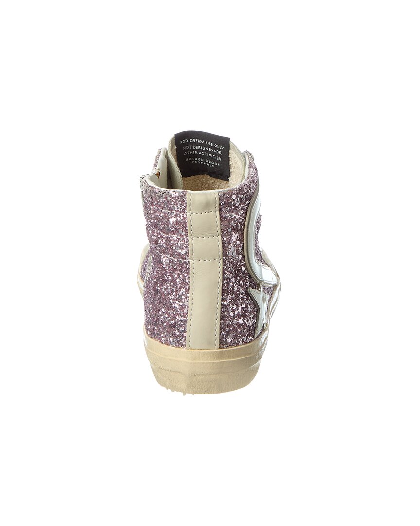 Golden Goose Slide Glitter & Suede Sneaker