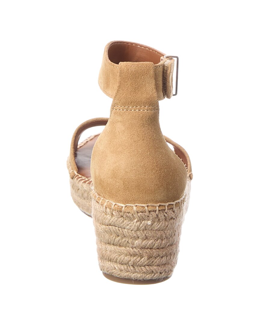 Franco Sarto Pela Sandstone Suede & Canvas Sandal
