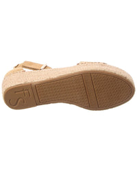 Franco Sarto Pela Sandstone Suede & Canvas Sandal