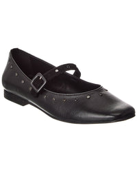 M By Bruno Magli Elissa Leather Flat