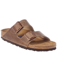 Birkenstock Women's Arizona Soft Footbed Oiled Nubuck Leather Narrow Sandal