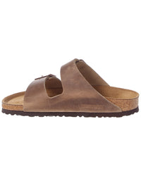 Birkenstock Women's Arizona Soft Footbed Oiled Nubuck Leather Narrow Sandal