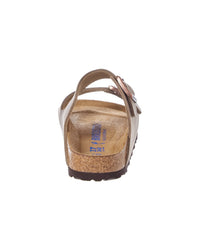 Birkenstock Women's Arizona Soft Footbed Oiled Nubuck Leather Narrow Sandal