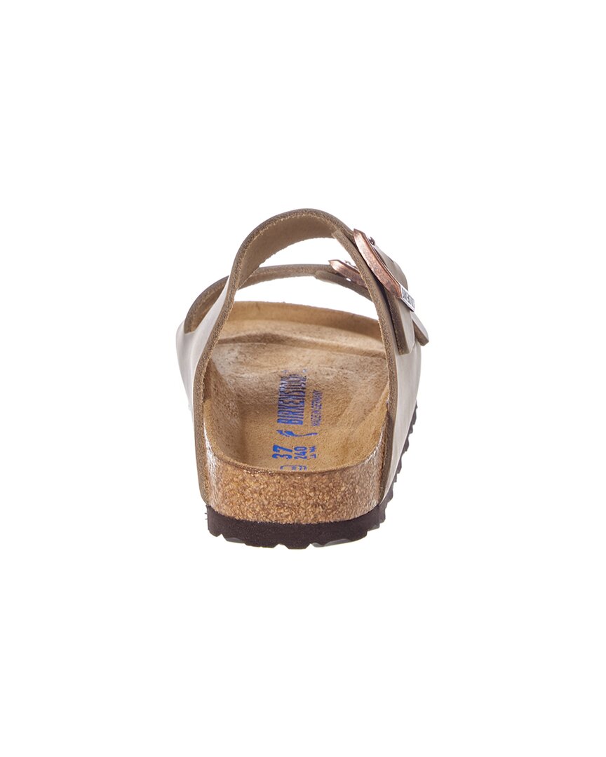 Birkenstock Women's Arizona Soft Footbed Oiled Nubuck Leather Narrow Sandal