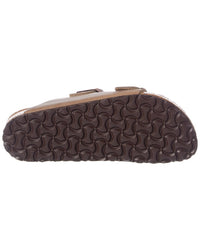 Birkenstock Women's Arizona Soft Footbed Oiled Nubuck Leather Narrow Sandal