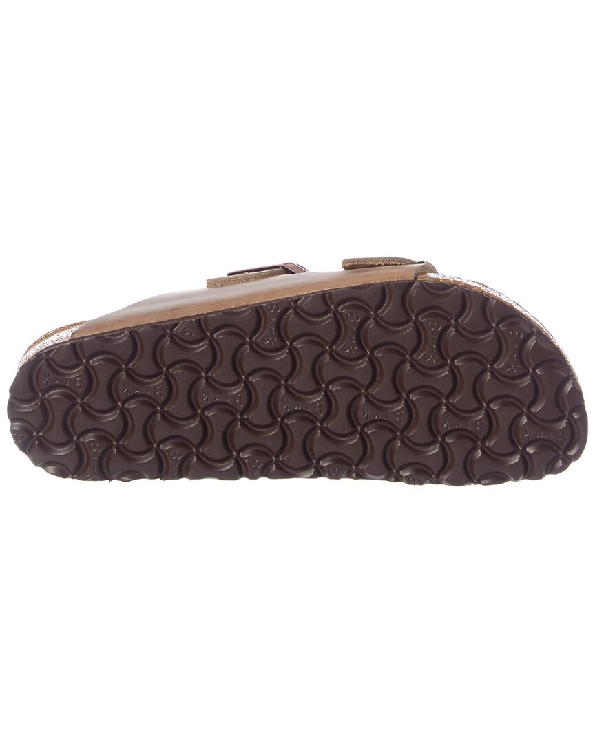 Birkenstock Women's Arizona Soft Footbed Oiled Nubuck Leather Narrow Sandal