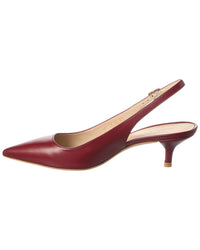 Stuart Weitzman Leigh 50 Leather Slingback Pump