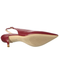 Stuart Weitzman Leigh 50 Leather Slingback Pump
