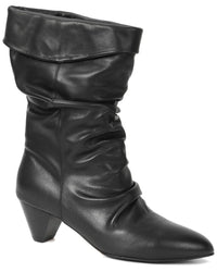 Tiffany & Fred Paris Slouch Cuff Leather Boot