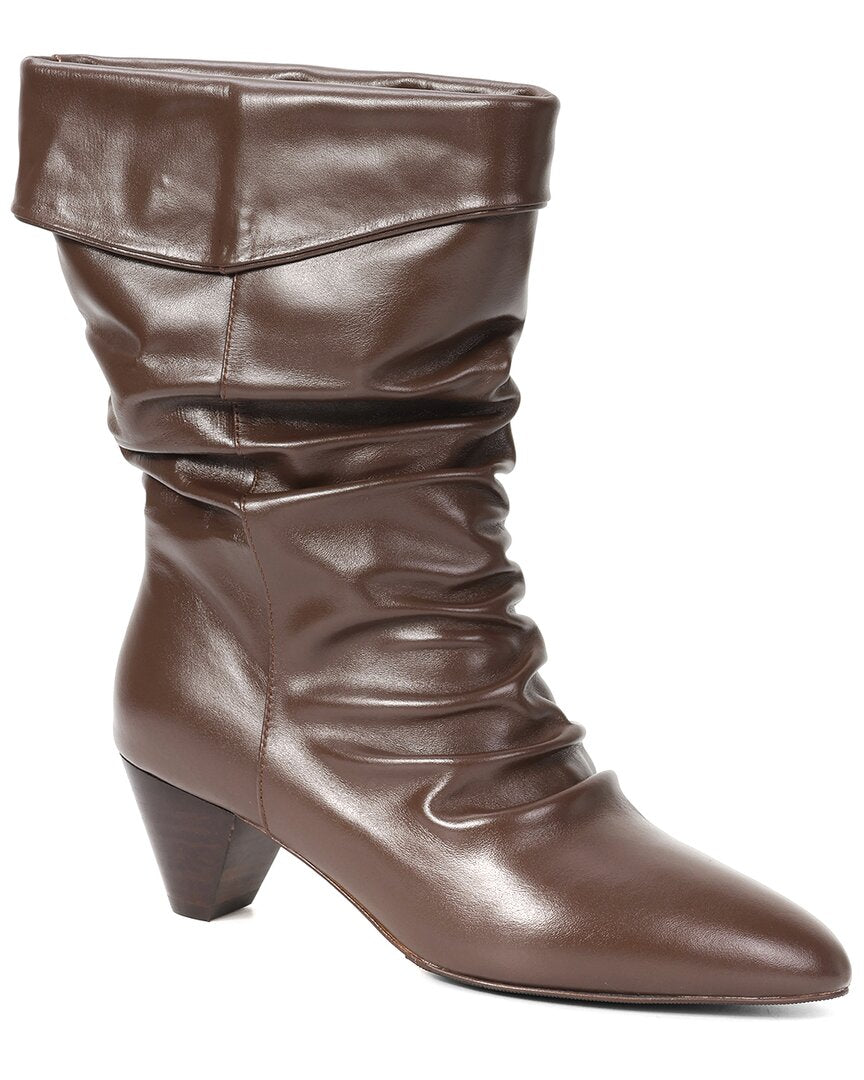 Tiffany & Fred Paris Slouch Cuff Leather Boot