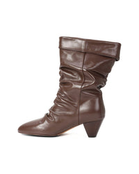 Tiffany & Fred Paris Slouch Cuff Leather Boot
